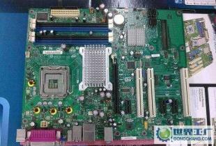 5針接口解析 英特爾DG965RY 965G工控主板，穩(wěn)定支持E5300處理器